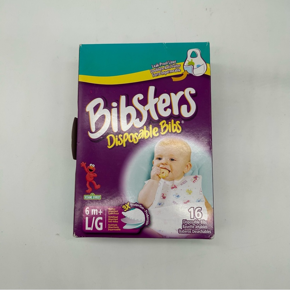 Sesame Street Bibsters Disposable Bibs 16 counts